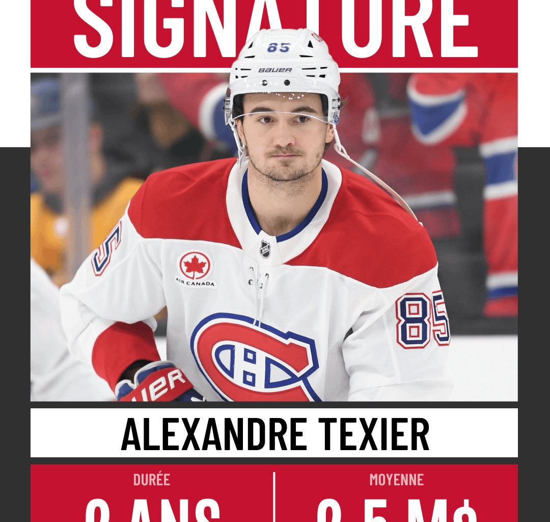 Texier sign extension 2 years, 2.5M