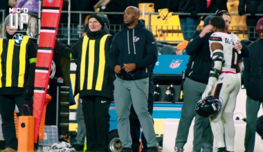 Member of the chain crew talking to Demeco at the end of the game: Good luck the rest of the way coach. Demeco: Thank you. How long have you been doing this? Him: It’s not polite to ask 😉…1975.