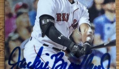 Another JBJ return today for the Red Sox collection 💎💎