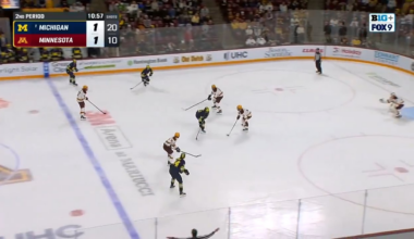 Michael Hage rips his 12th of the season