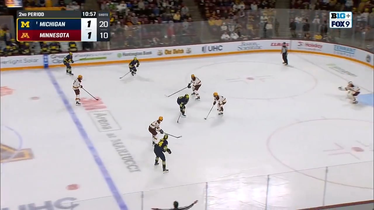 Michael Hage rips his 12th of the season