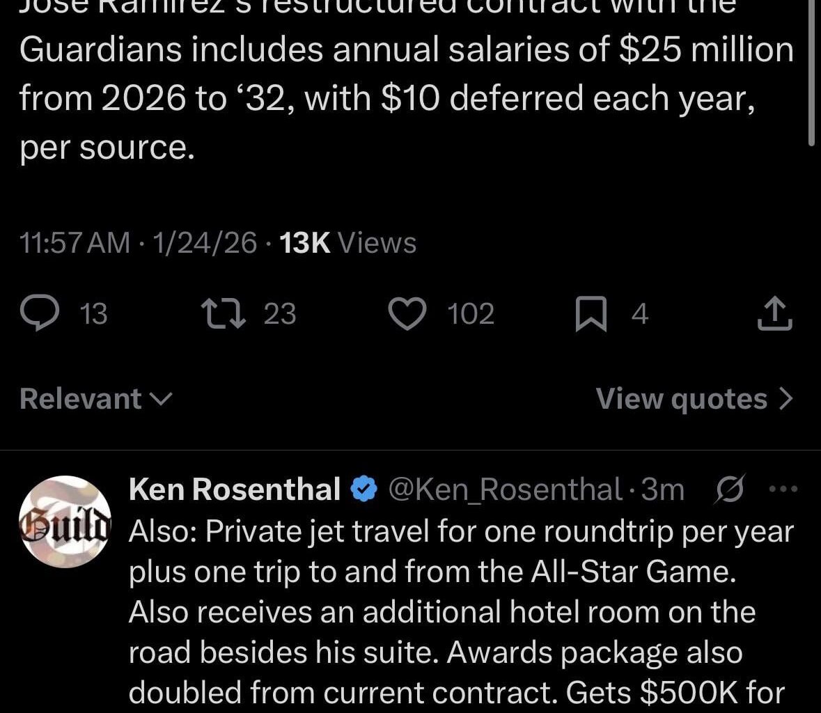 [Ken Rosenthal] Details on José’s new contract