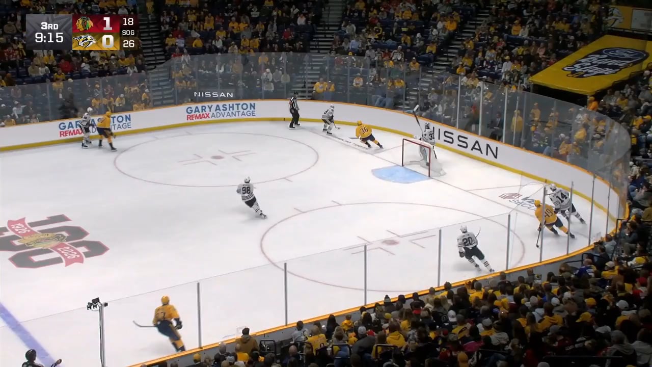 Connor Bedard finds Nick Lardis, who fires a wicked wrist shot for his 4th goal of the season