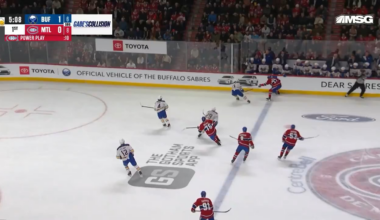 Beck Malenstyn with his best Jason Pominville impression