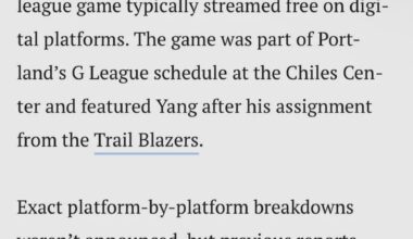 Fun Fact, did you know that a regular G League game where Yang Hansen played had more viewership than MLB Finals?