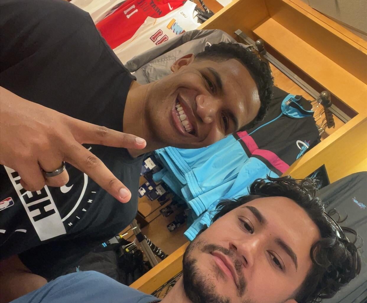 Ran into Dru Smith at the Heat Store today