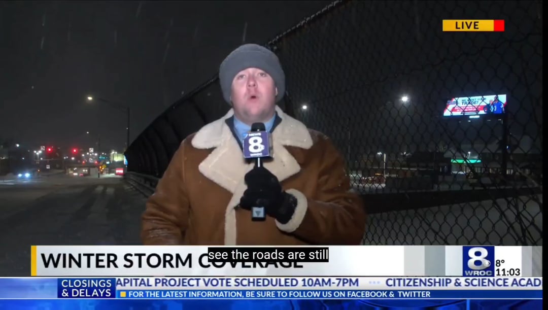 Rochester resident Devon Levi was asked by News 8 WROC about the weather