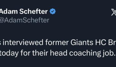 [Schefter] Raiders interviewed Brian Daboll for HC job