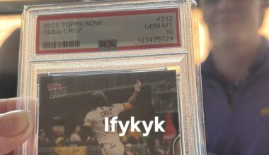 Brewers pitcher Logan Henderson’s friends gave him a baseball commemorating the home run he gave up to Oneil Cruz in his fourth career start, which set the record for the hardest-hit ball in the Statcast era, as a Christmas present