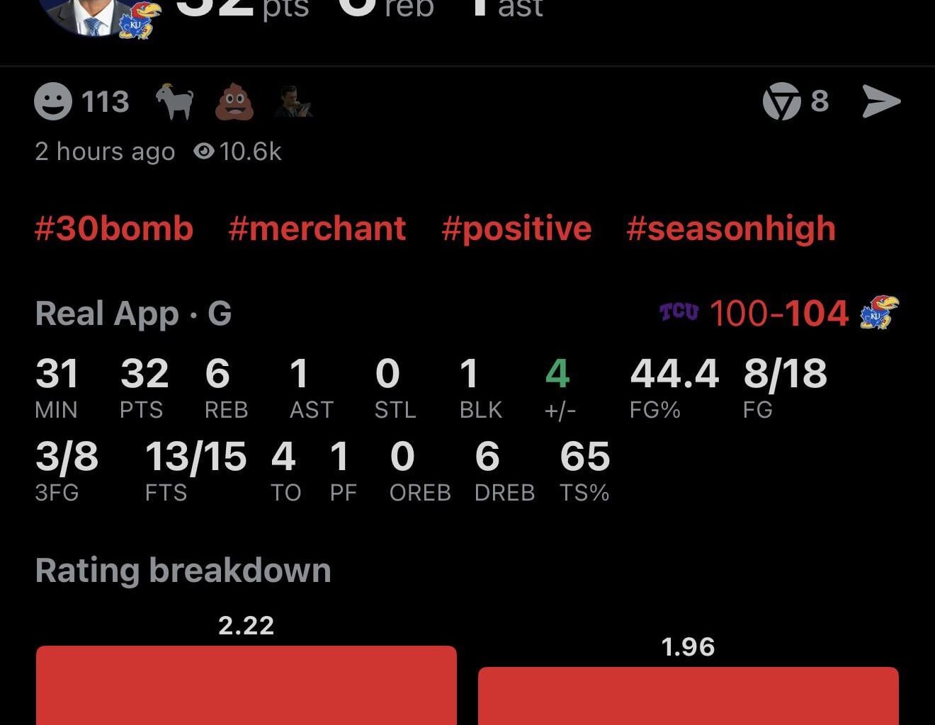 Losing Trae WILL be a sad day & itll hurt like hell but ….