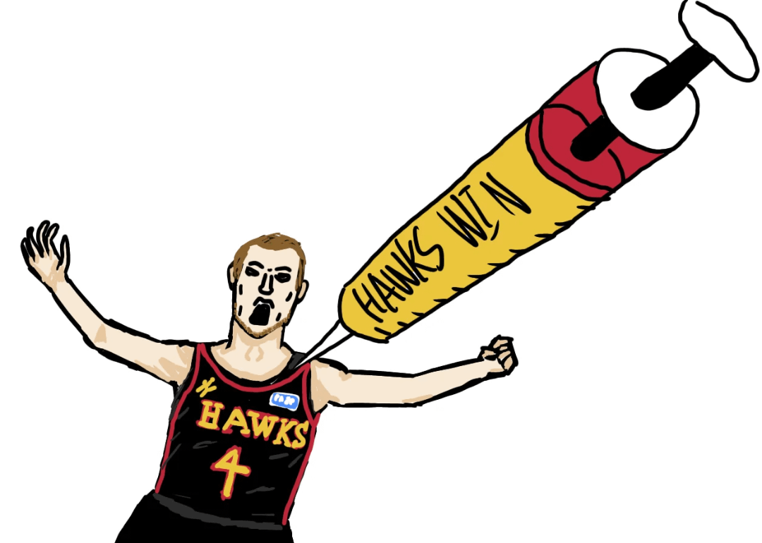 HAWKS CLOSE WIN RAHHH