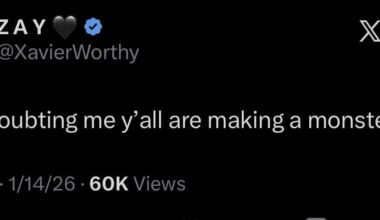 [Xavier Worthy] Keep doubting me y’all are making a monster!