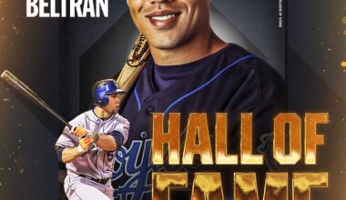 Carlos Beltran and Andruw Jones have been elected to the Baseball Hall of Fame!