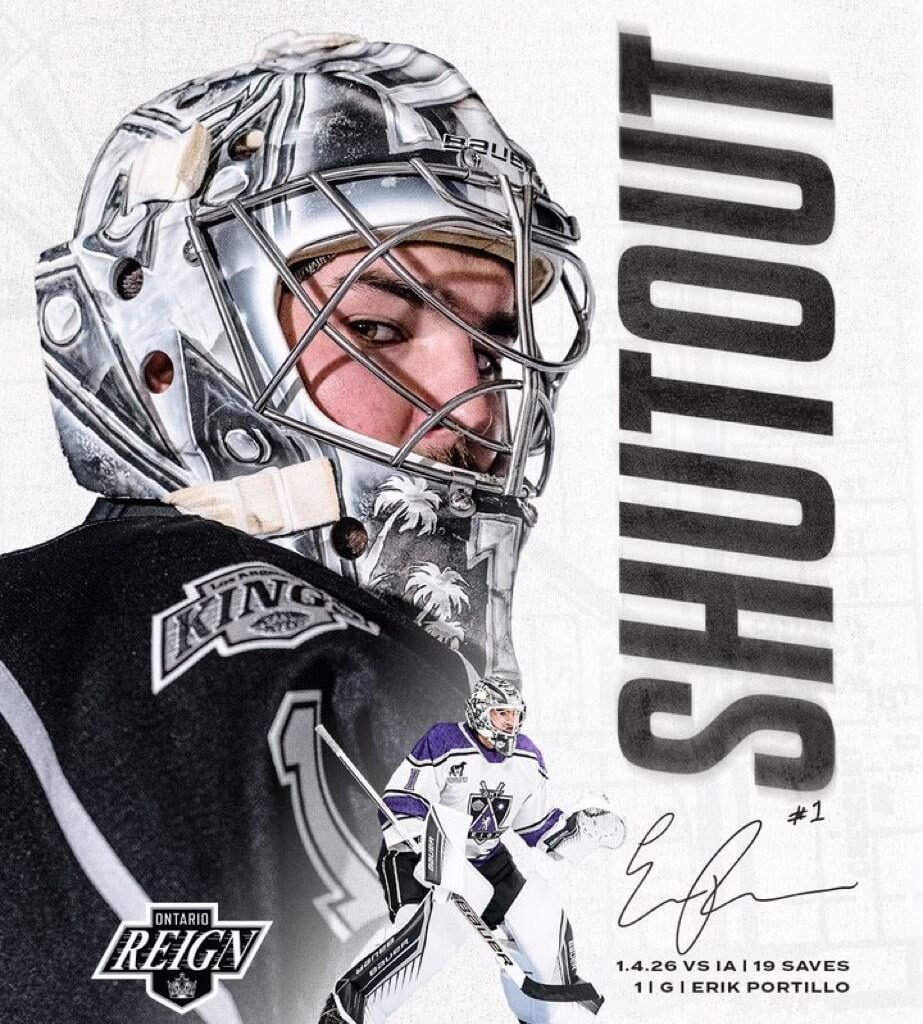 Erik Portillo records a shutout in his first game back from injury