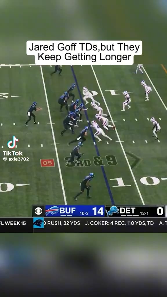 Jared Goff TDs,but They Keep Getting Longer