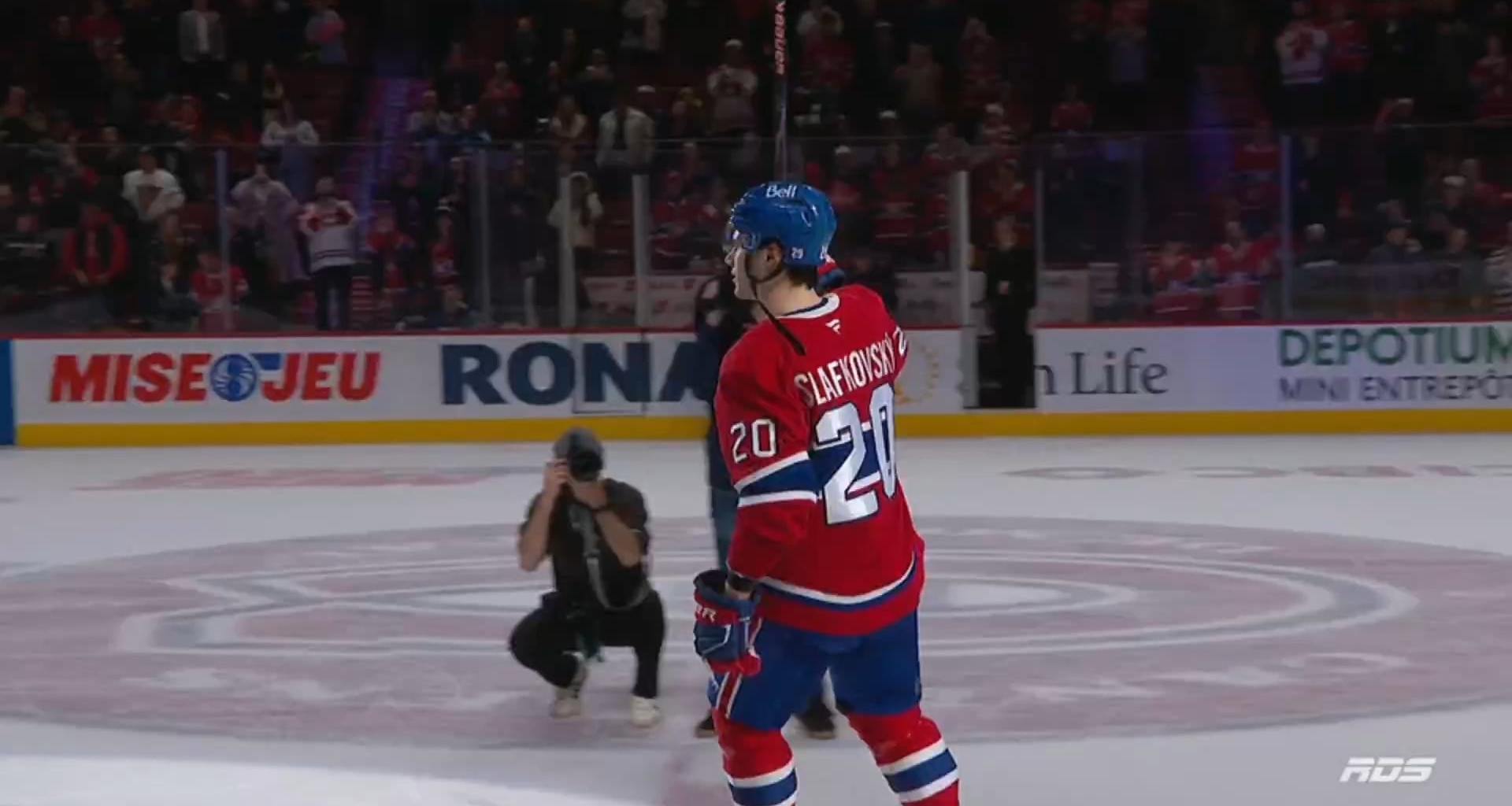 Alexandre Carrier's earns the first star after scoring back to back goals