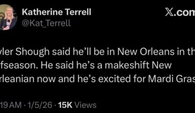 Even before we knew he could play, this guy has always said exactly the right stuff. It feels incredible going into the year with this guy as QB1.