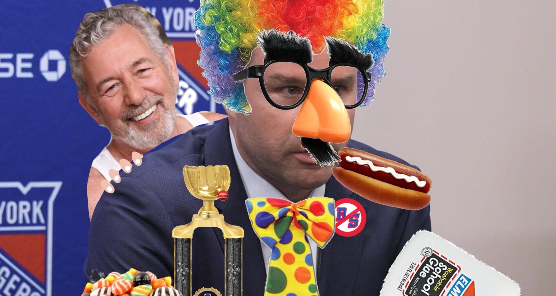Day 13 of adding an image until Chris Drury isn’t the GM anymore. Bozo needs a matching tie!