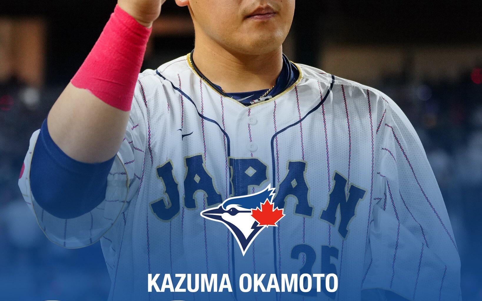 Kazuma Okamoto signs with the Blue Jays!