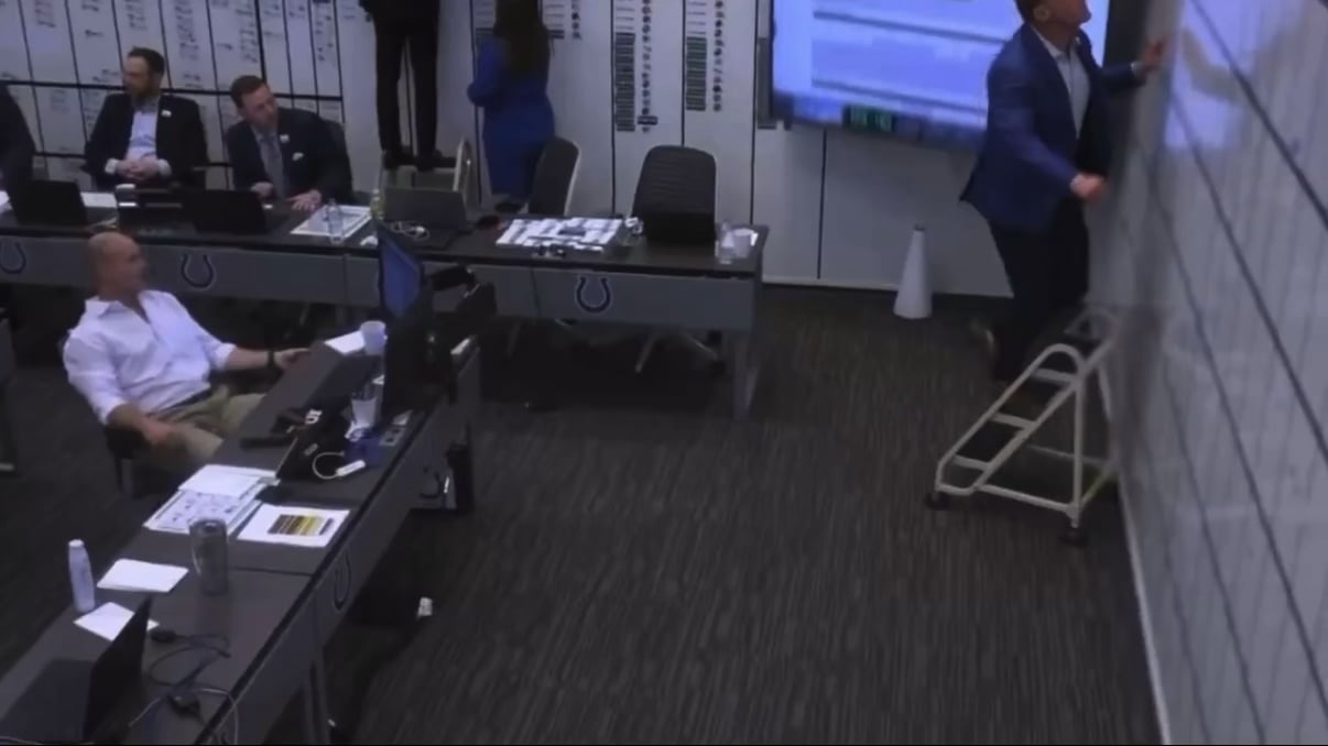 Draft Room Vibes are night and day in comparing when Richardson was drafted to when Warren was drafted…