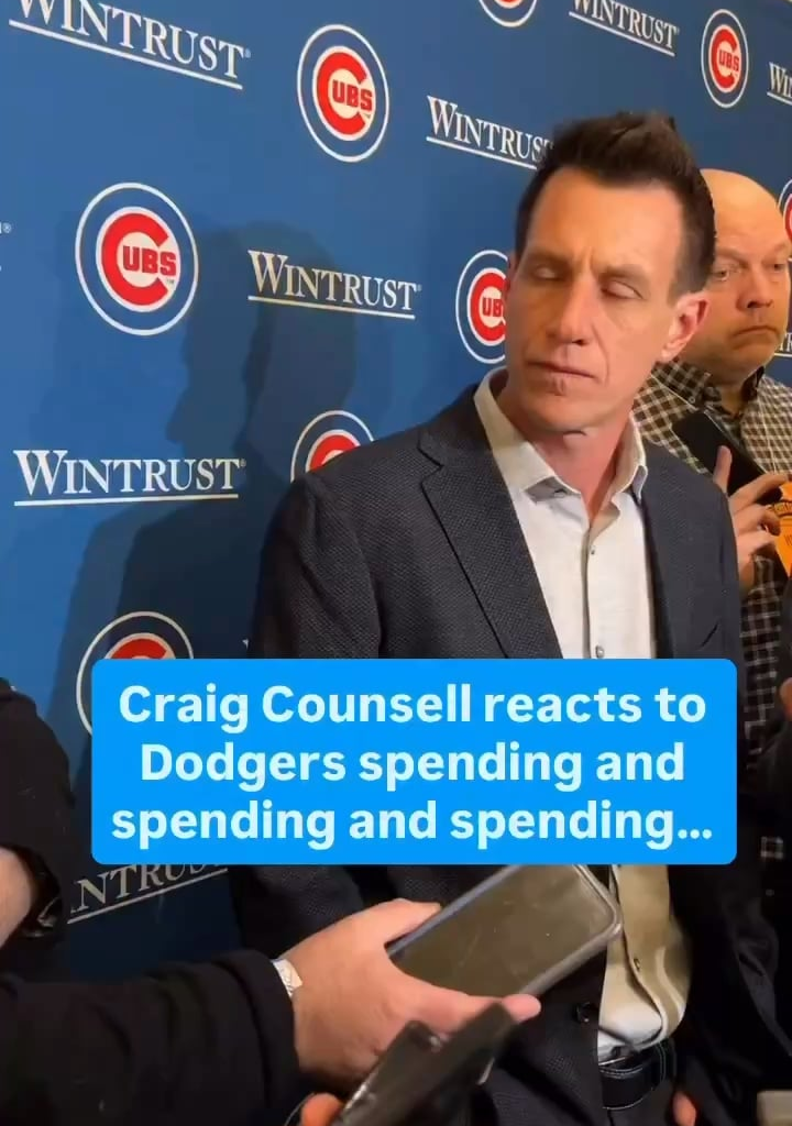 Great take on Dodger spending by Cubs manager Craig Counsell