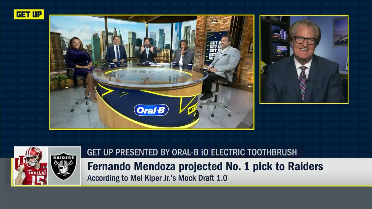 Fernando Mendoza is projected to be the No. 1 pick according to @MelKiper. “This is a heck of a place to start [with the Raiders]…. I’d lock it in pen with explanation points.”