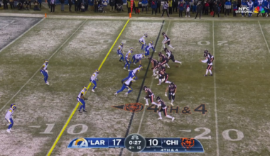 This was an unreal play.. Thrilled the Bears lost