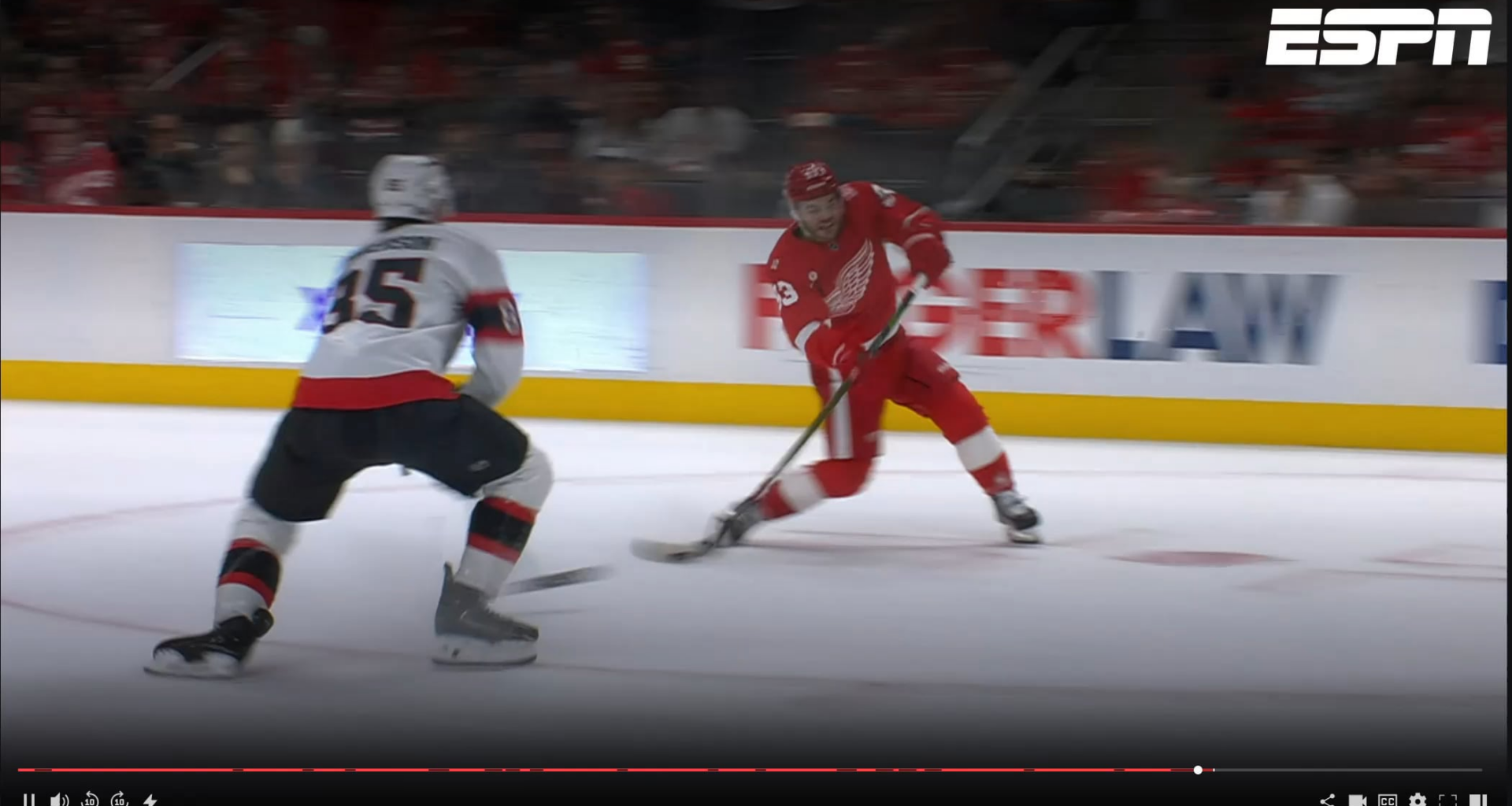 After the win, Mickey talks about all the Wings team wishing him luck on his surgery