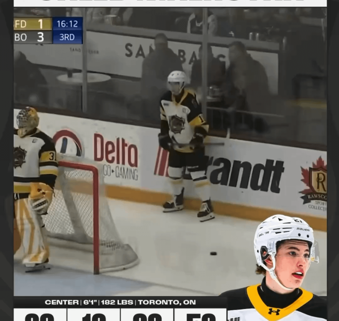 Manny Malhotra’s son is wrecking the OHL