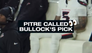 They knew that pick was coming!