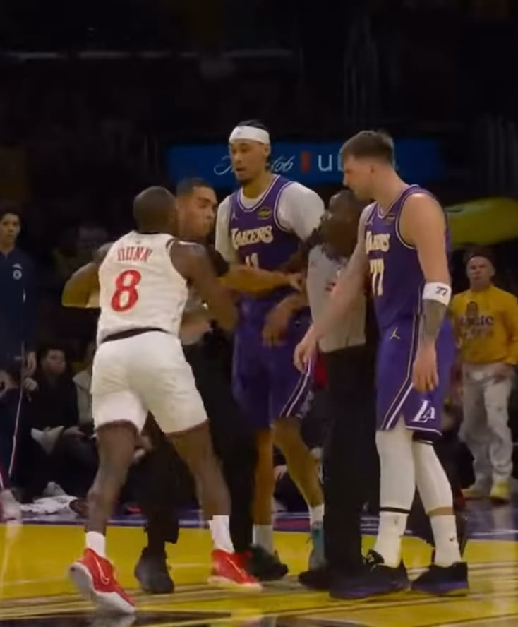 Luka viciously pushing Chris Dunn in our last matchup