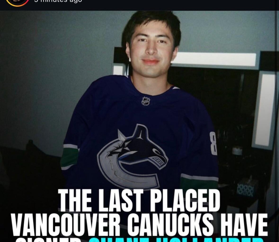 Shane Hollander to the Vancouver Canucks 👀