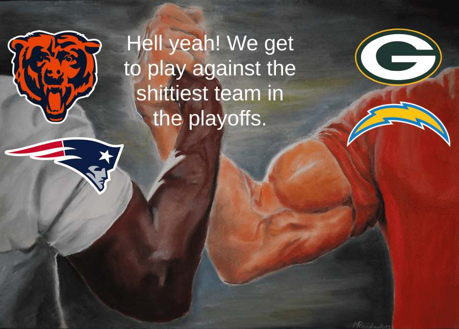 Half these teams are gonna have a tough weekend.