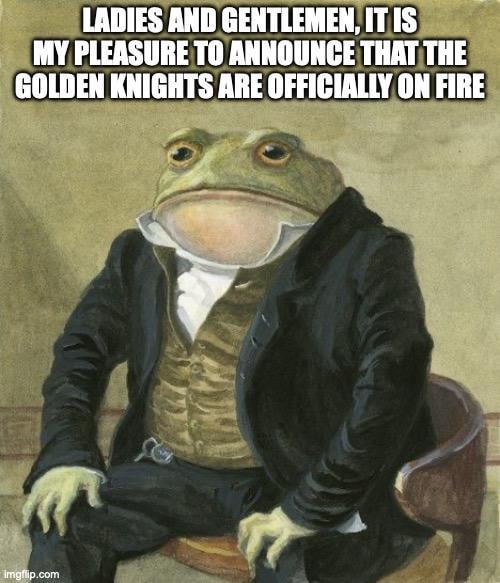 The Golden Knights are on Fire!!!!!