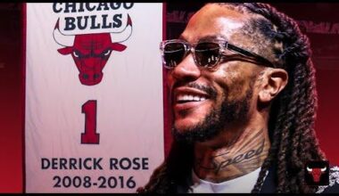Full Derrick Rose Jersey Retirement Ceremony