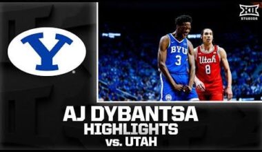 AJ Dybantsa DROPS 43 POINTS. (fyi BYU plays #1 Arizona (20-0) tonight at 9:00pm on ESPN)