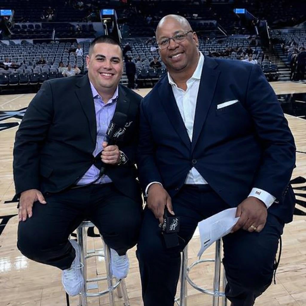 Sean and Jacob after eating ice cream every home game