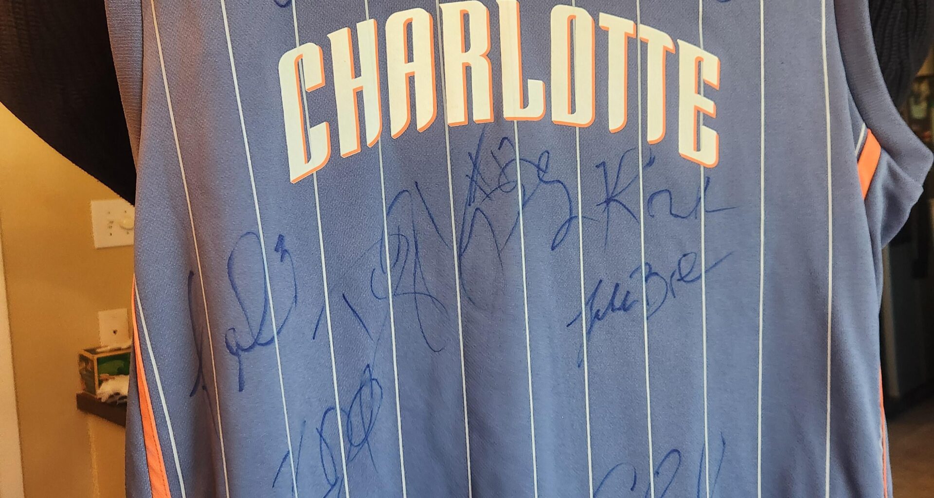 Picked up this Charlotte Bobcats jersey and wasn't sure where else to go for help.