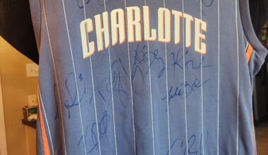 Picked up this Charlotte Bobcats jersey and wasn't sure where else to go for help.