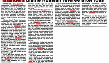 On this day 50 years ago, the Soviet Union's Krylya Sovetov Moscow (Soviet Wings) hockey club defeated the Islanders 2-1 in game 7 of Super Series '76.