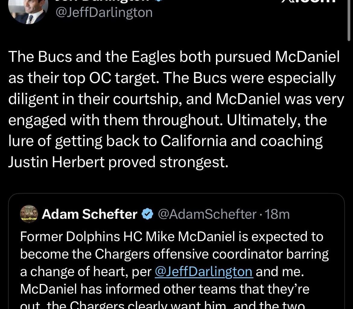 Looks like the Texans weren’t interested in McDaniel