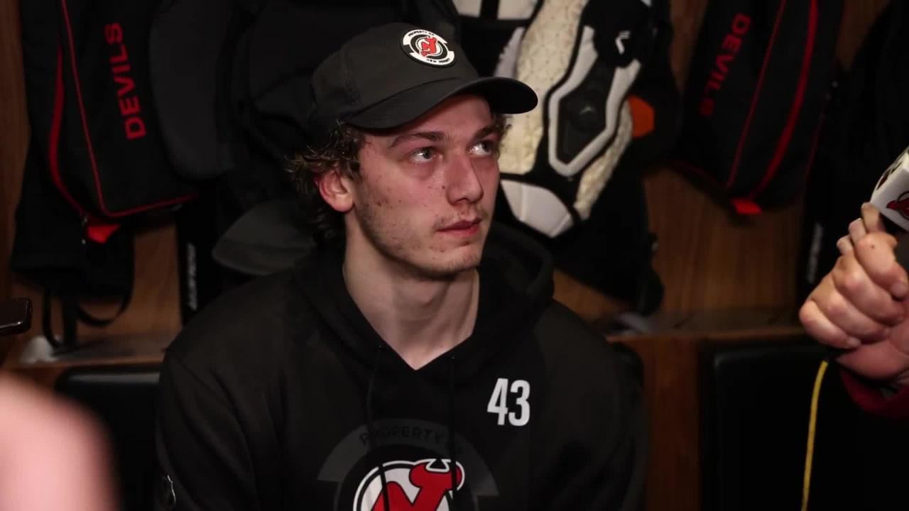 Luke Hughes | POST-RAW 1.4.26 | New Jersey Devils
