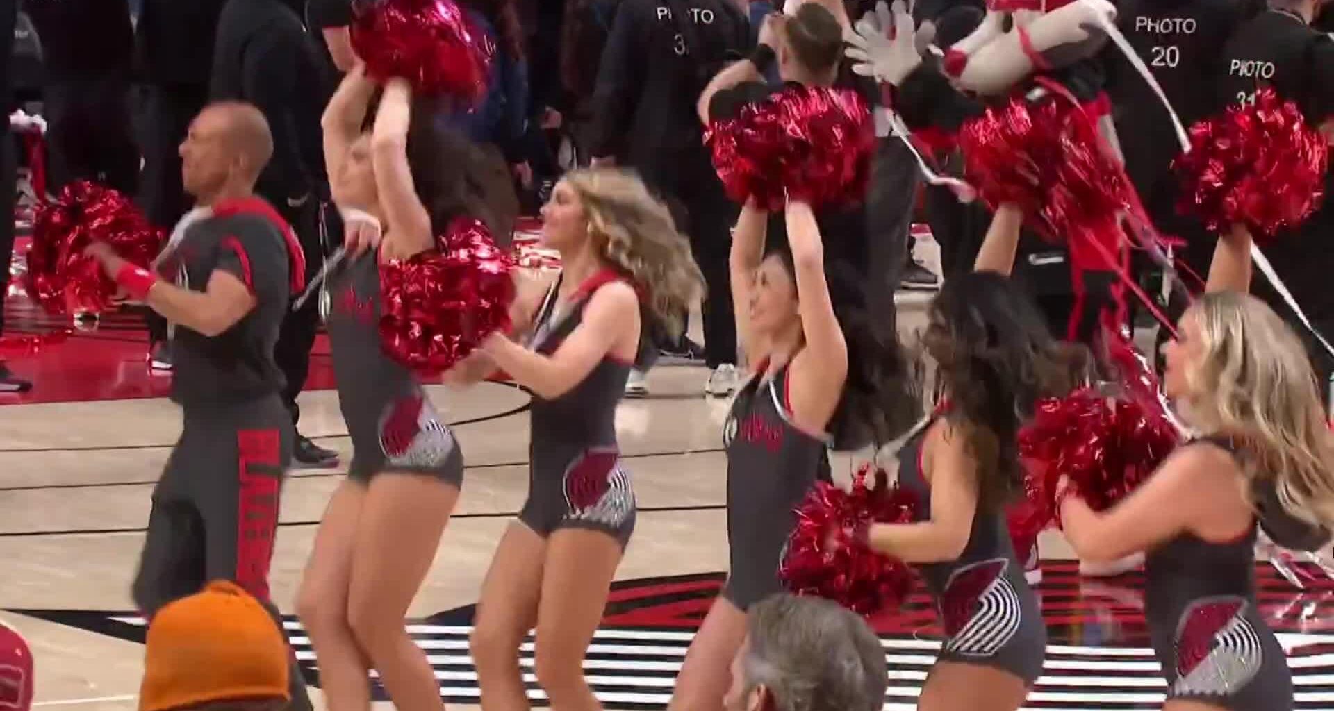 CJ makes sure to say hello to Kevin, Lamar, and Brooke