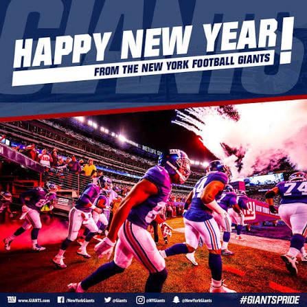 Happy new year NYGiants. Let’s cheer, win, hype and doom together for 2026