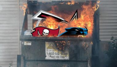 Wake Up! It's Game Day! We have to win then hope the Saints beat the Falcons to remain the kings of Trash Mountain!