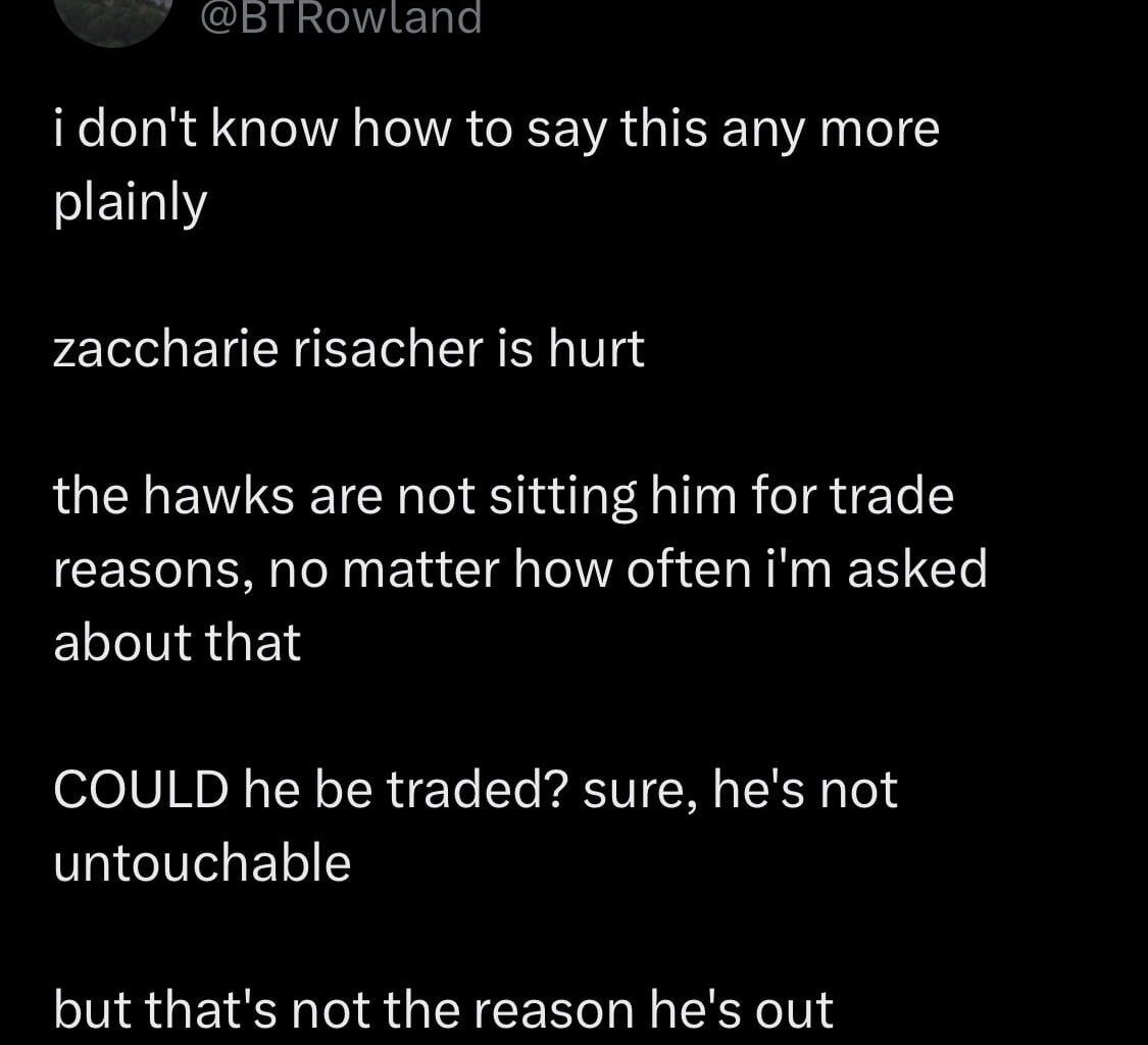 Just a reminder for everyone thinking about the injuries