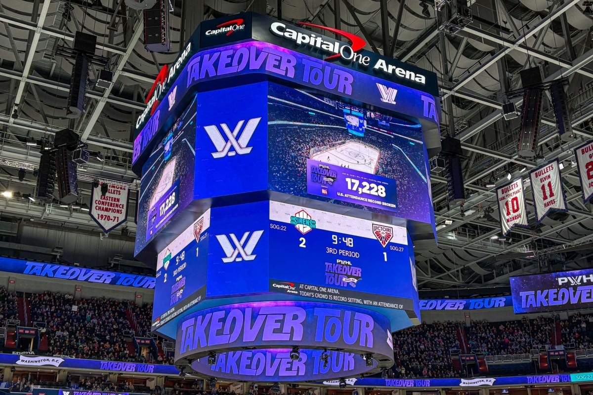 PWHL game in DC breaks US attendance record for a professional women’s hockey game with 17,228 fans