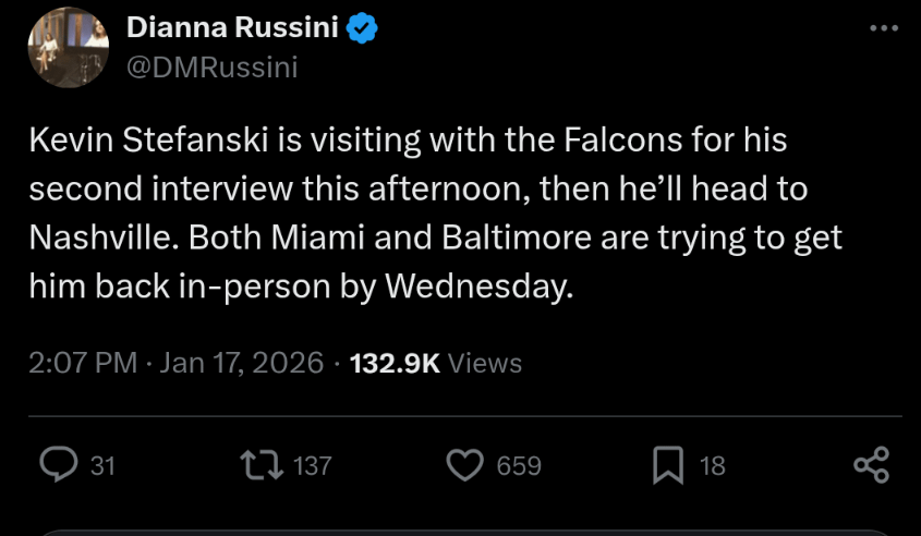 Stefanski to meet with Dolphins & Ravens next