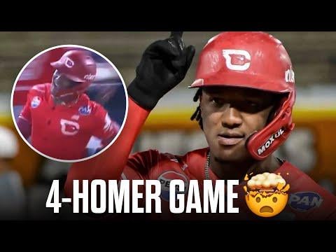 LuisAngel with 4 HR in Winter League