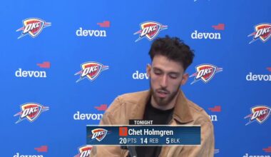 Chet Holmgren On Minneapolis: "I definitely think we're too advanced as a species, just plain and simple, for things like that to be happening. No matter what your opinions are or what your beliefs are, you should be able to agree that nobody needs to be dying on the street."